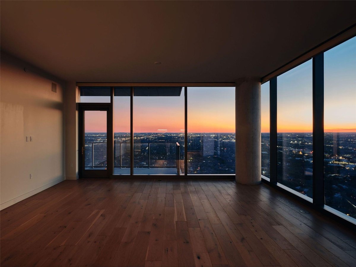 Primary bedroom at 44 East Ave Unit #4201 - 3 bed 3 bath home