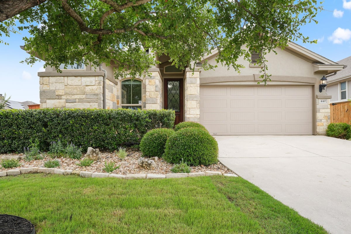 View 440 Cherokee Rose CIR in Teravista 440 Cherokee Rose CIR - front exterior - Luxury home in Teravista, Georgetown, TX