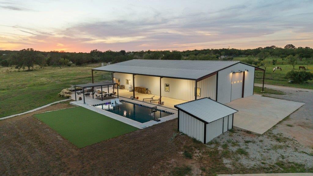 View 440 Flying X RD in Tim Oconnor Sub 440 Flying X RD - front exterior - Luxury home in Tim Oconnor Sub, Spicewood, TX
