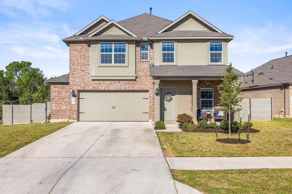 440 Wolf Springs RD - front exterior - Luxury home in Wolf Ranch, Georgetown, TX