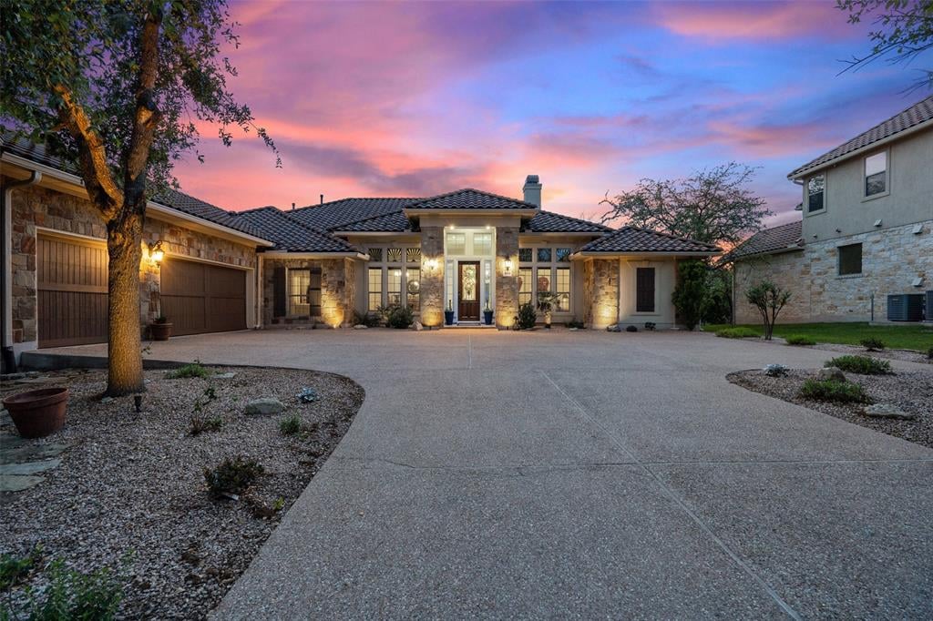View 4400 Bat Falcon DR in Spillman Ranch Ph 03 4400 Bat Falcon DR - front exterior - Luxury home in Spillman Ranch Ph 03, Austin, TX