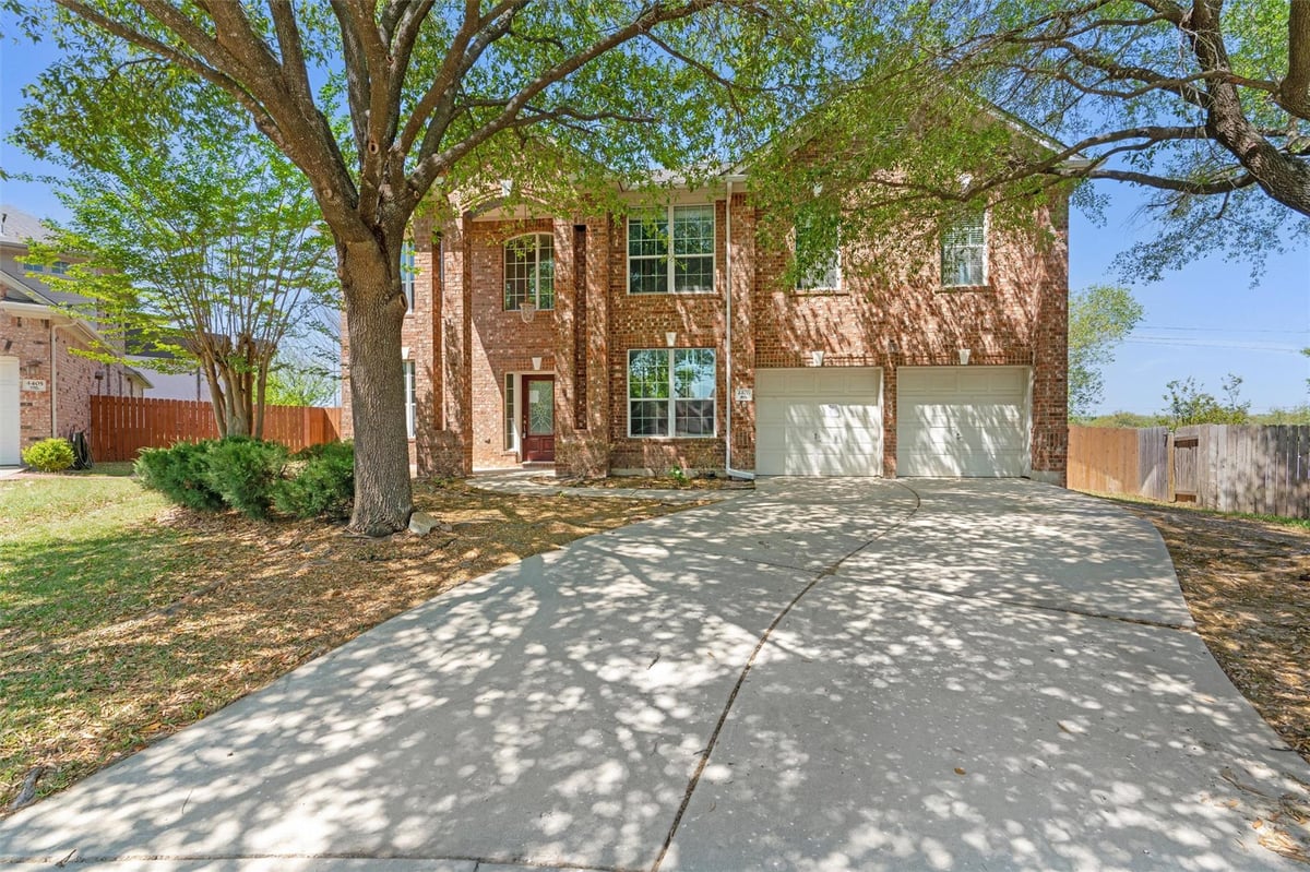 View 4406 Cierne Cv in Sendero Spgs Sec 01 4406 Cierne Cv - front exterior - Luxury home in Sendero Spgs Sec 01, Round Rock, TX