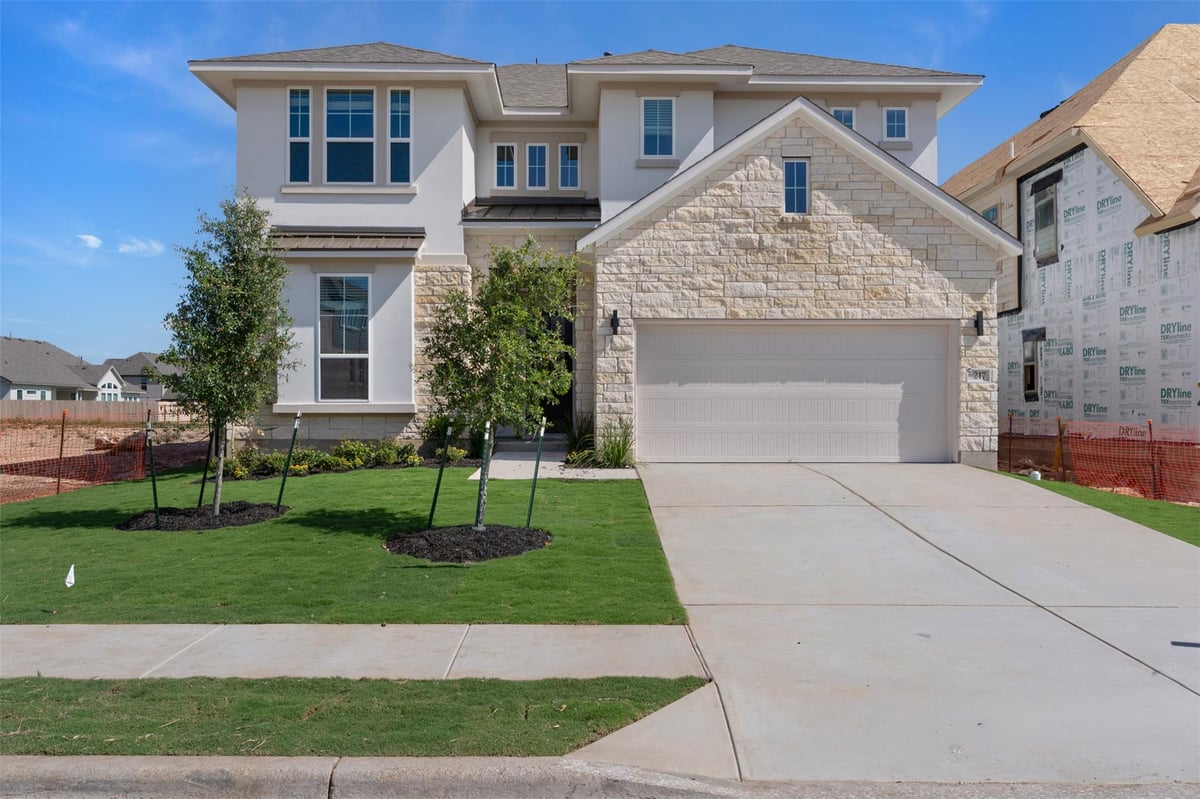 441 Blue Vervain TRL - front exterior - Luxury home in Nolina, Georgetown, TX