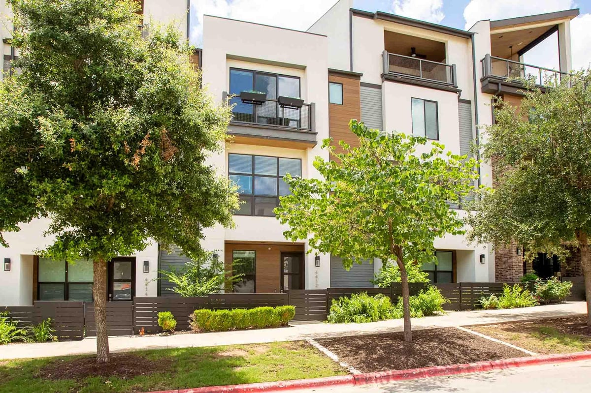 View 4412 Authentic DR Unit #206 in The Grove 4412 Authentic DR Unit #206 - front exterior - Luxury home in The Grove, Austin, TX