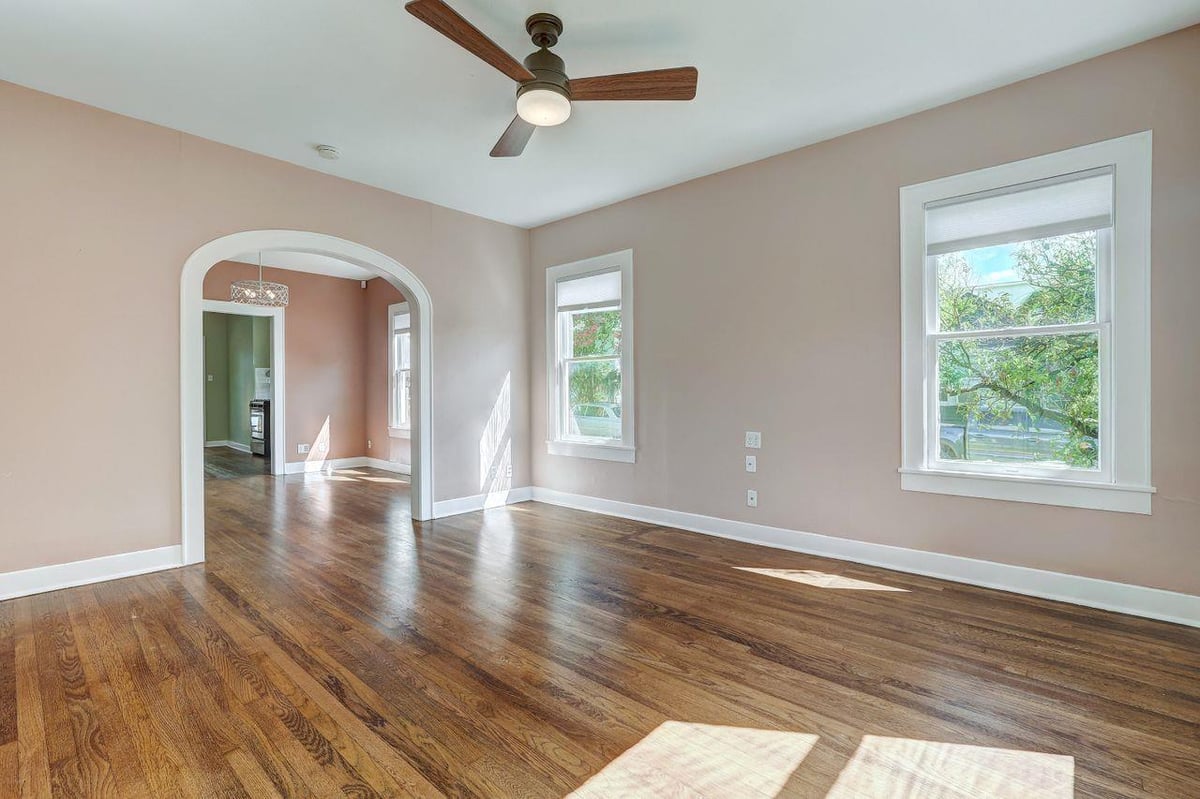 Primary bedroom at 4412 Red River St - 2 bed 1 bath home