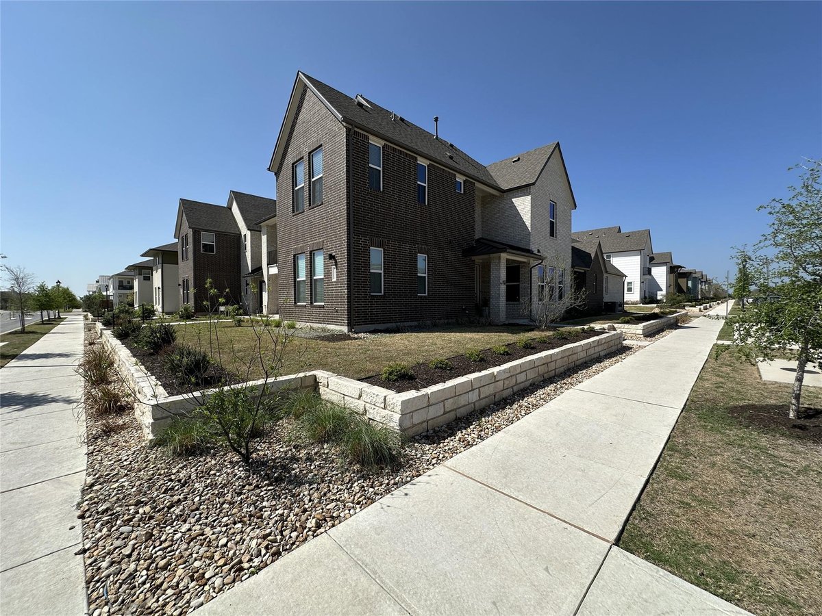 View 4412 Tilley ST Unit #E in Mueller 4412 Tilley ST Unit #E - front exterior - Luxury home in Mueller, Austin, TX