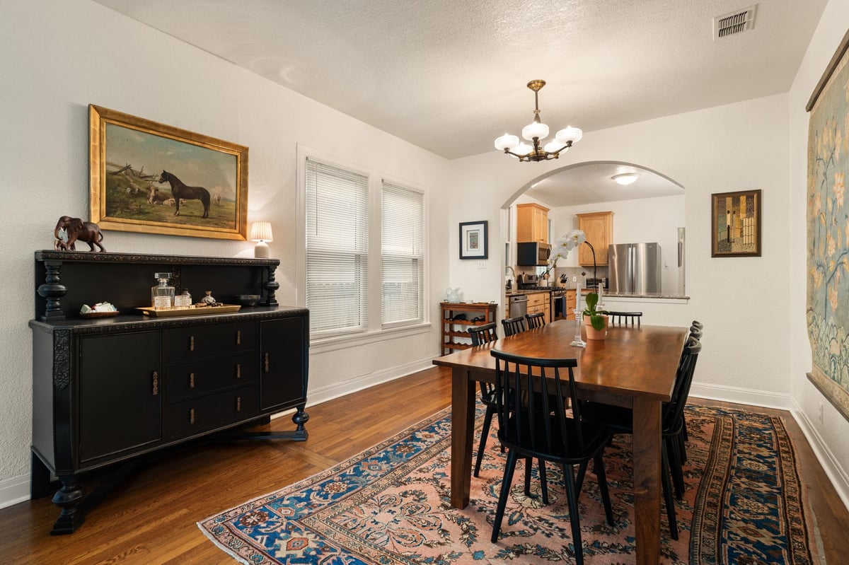 Living area at 4413 Bellvue Ave - 4 bed 2 bath home