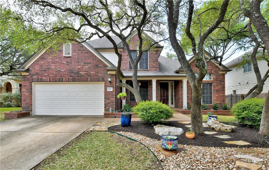 View 4417 Sacred Arrow Dr in Village Park 5 At Travis Count 4417 Sacred Arrow Dr - front exterior - Luxury home in Village Park 5 At Travis Count, Austin, TX
