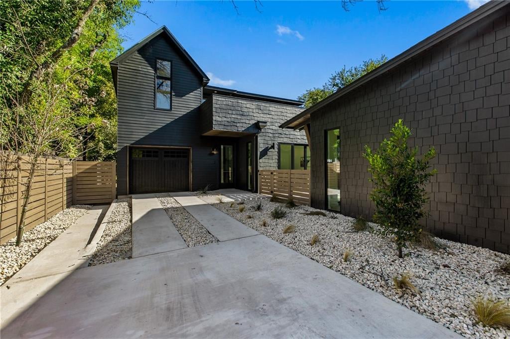 View 4427 Gillis St Unit #2 in Banister Acres 4427 Gillis St Unit #2 - front exterior - Luxury home in Banister Acres, Austin, TX