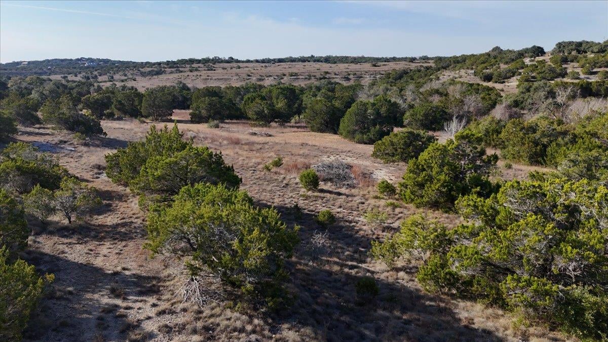 View 445-455 E Skyline Acres in Skyline II 445-455 E Skyline Acres - front exterior - Luxury lot in Skyline II, Wimberley, TX