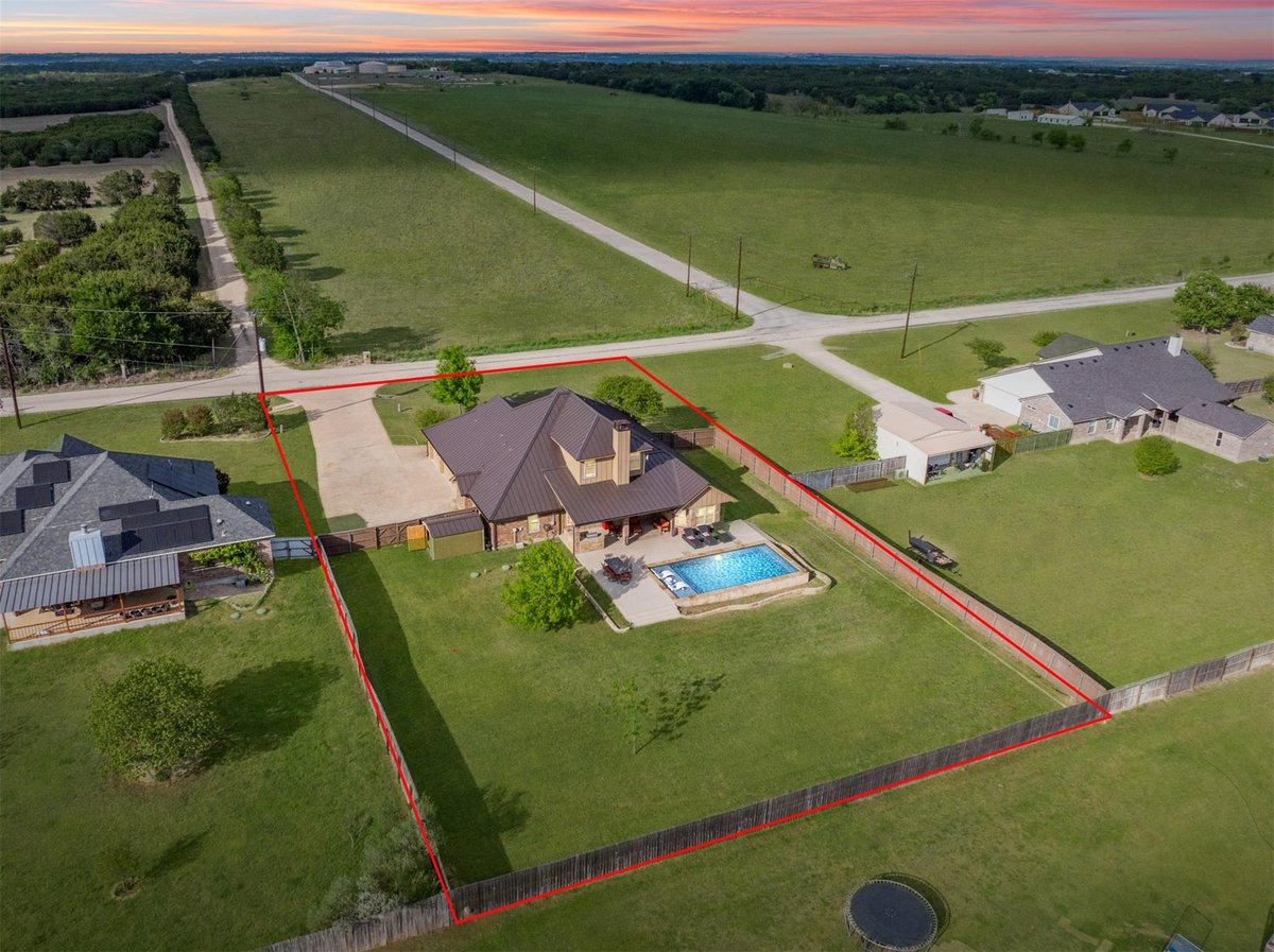 View 4467 W Amity Rd in Amity Estates Ph I 4467 W Amity Rd - front exterior - Luxury home in Amity Estates Ph I, Salado, TX