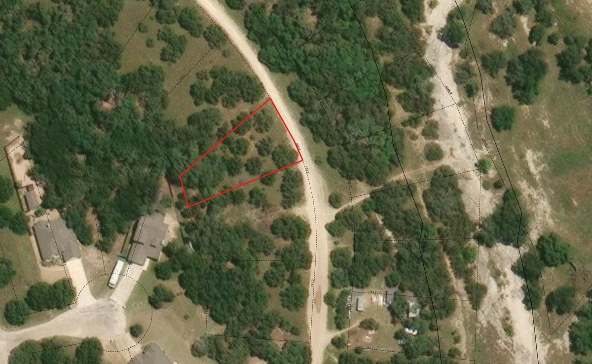 View 45 Moonlight Ln in Woodcreek Sec 19 45 Moonlight Ln - front exterior - Luxury lot in Woodcreek Sec 19, Wimberley, TX