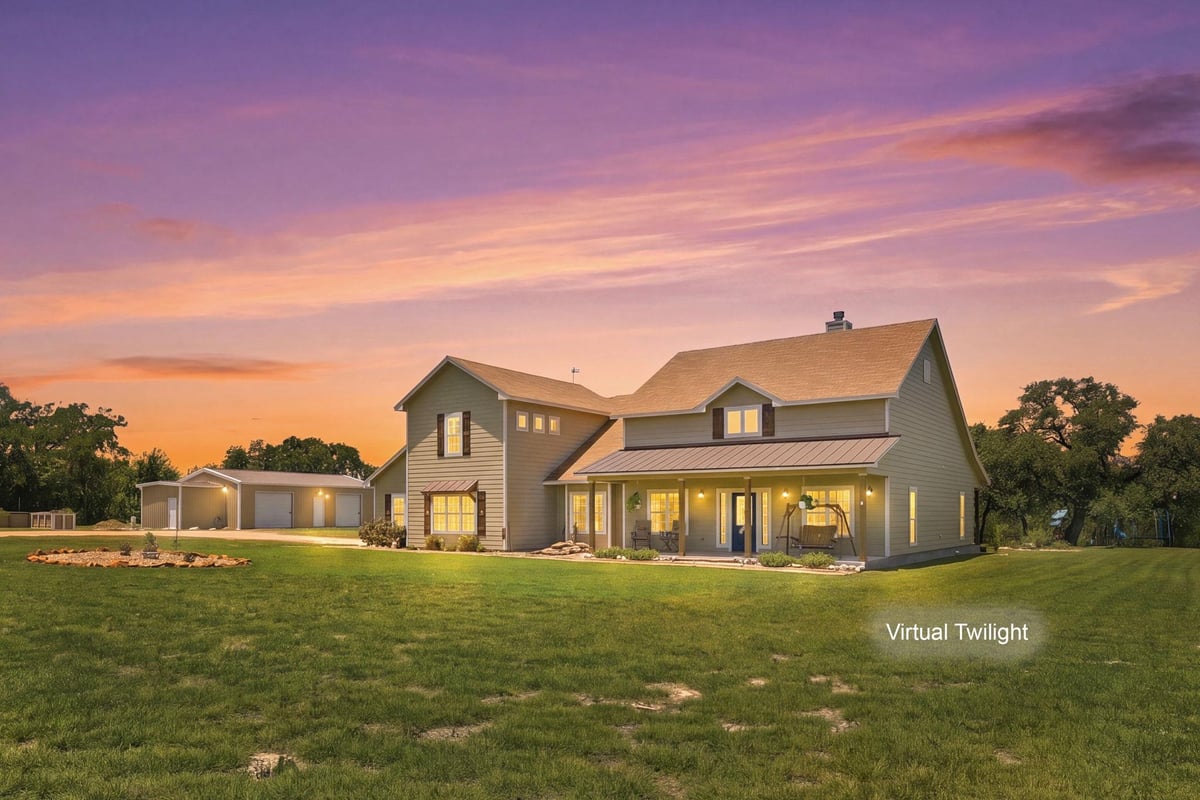 View 450 County Road 204 in Caruthers 450 County Road 204 - front exterior - Luxury home in Caruthers, Liberty Hill, TX
