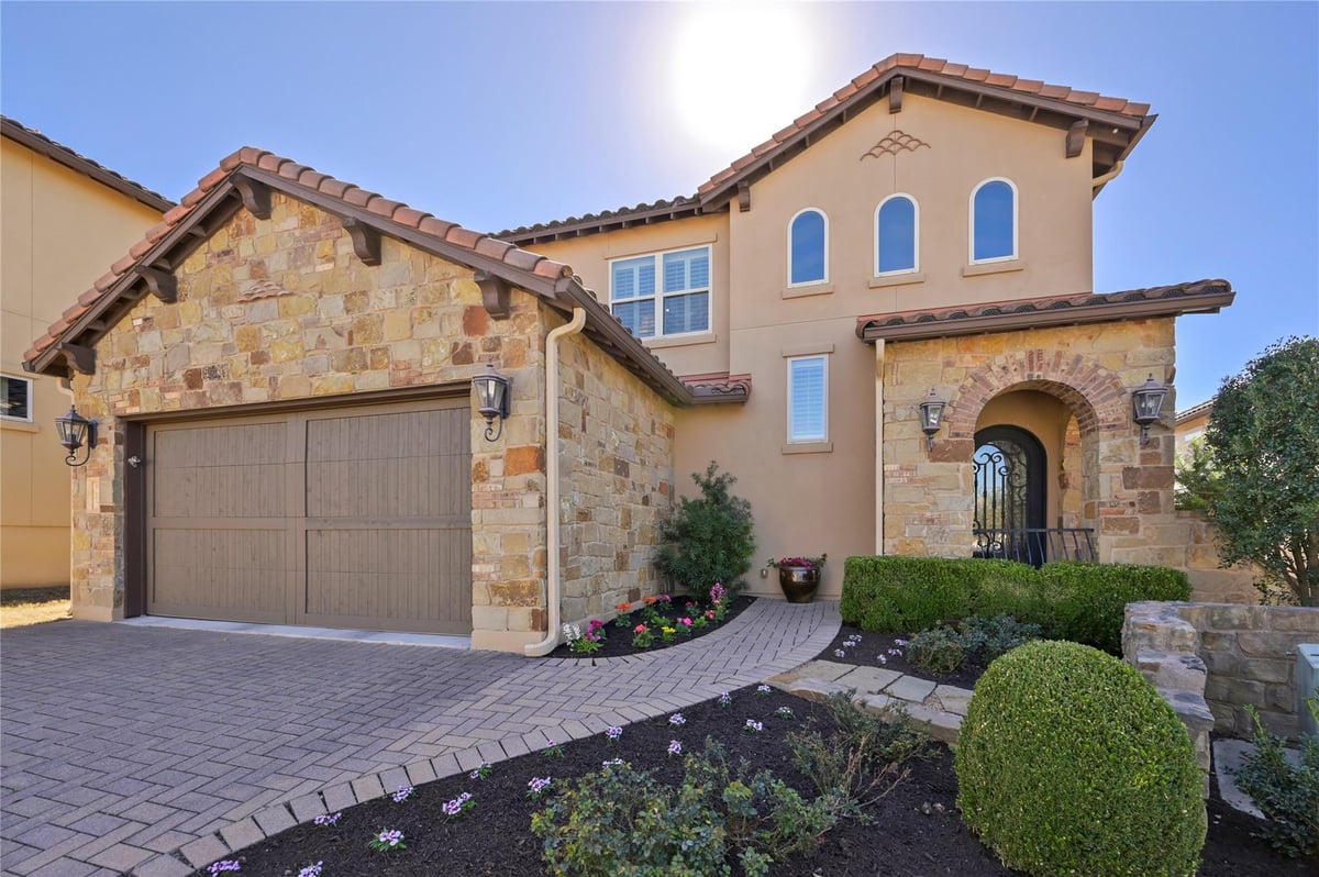 View 4501 Westlake DR Unit #12 in Villas At Davenport Ranch Amd 4501 Westlake DR Unit #12 - front exterior - Luxury home in Villas At Davenport Ranch Amd, Austin, TX