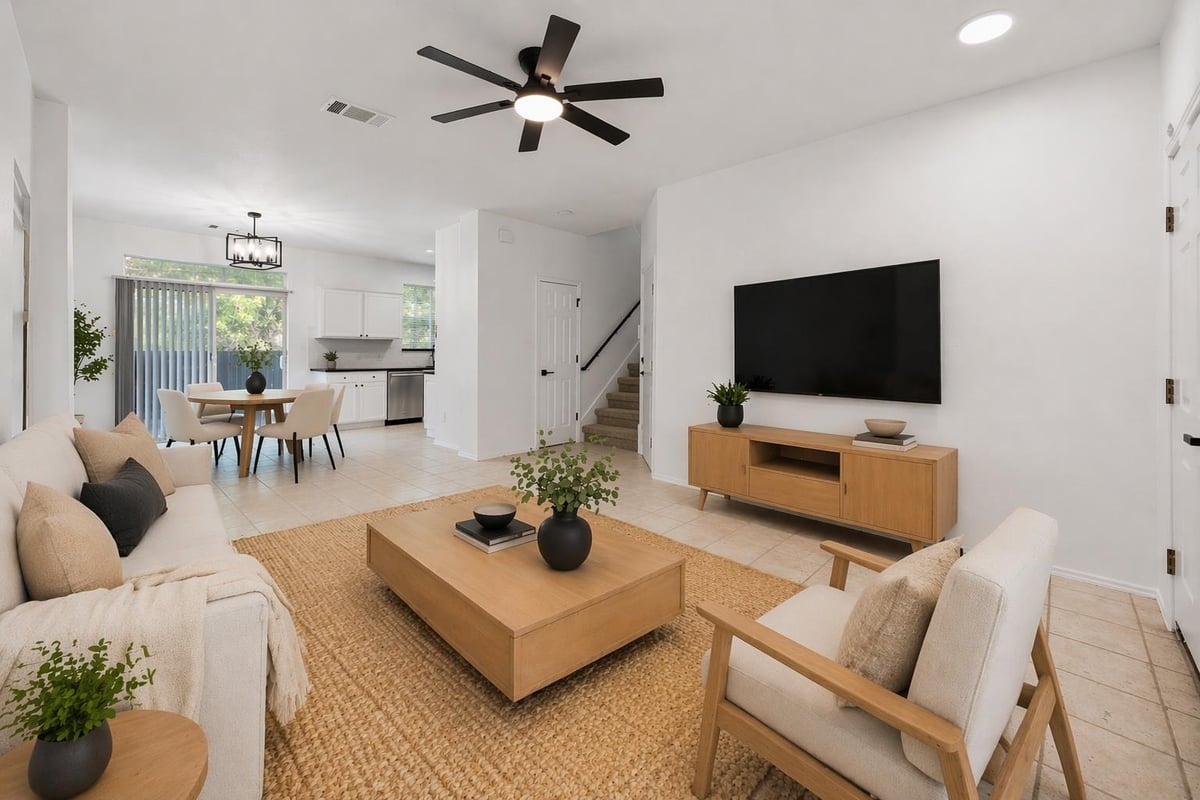 Primary bedroom at 4501 Whispering Valley Dr Unit #29 - 2 bed 2 bath home
