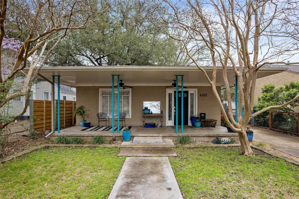 View 4503 Sinclair Ave in Rosedale F 4503 Sinclair Ave - front exterior - Luxury home in Rosedale F, Austin, TX