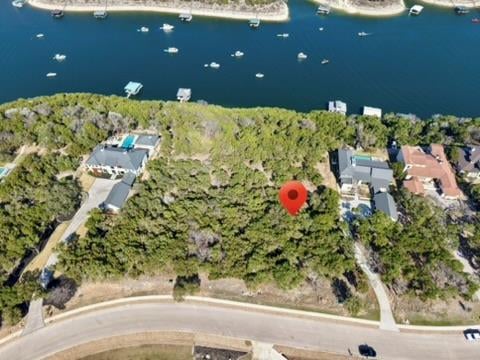 View 4513 Destination Way in Hollows Ph 3A The 4513 Destination Way - front exterior - Luxury lot in Hollows Ph 3A The, Jonestown, TX