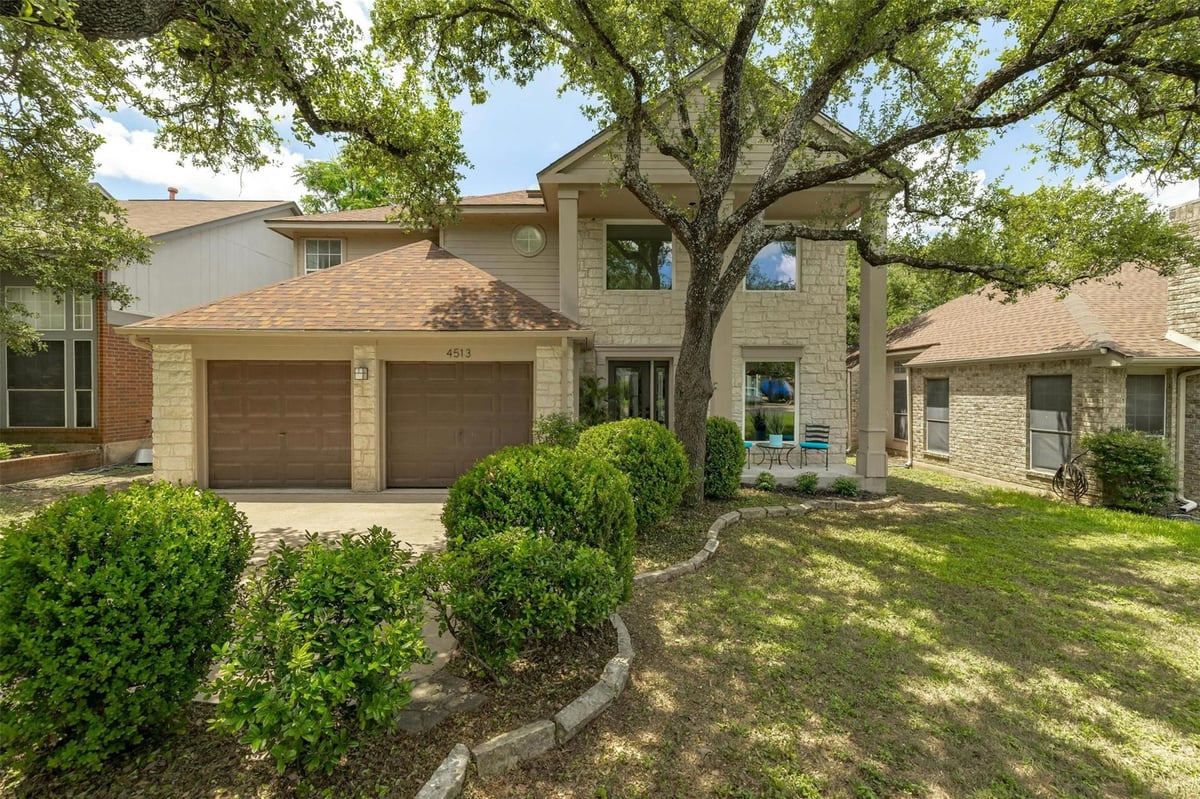 View 4513 Everest Ln in Arrowwood Sec 02 Milwood 4513 Everest Ln - front exterior - Luxury home in Arrowwood Sec 02 Milwood, Austin, TX