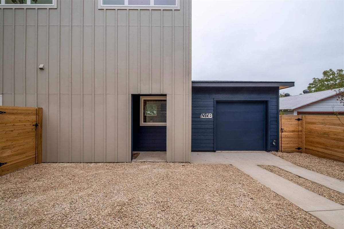 Primary bedroom at 4513 S 3rd St Unit #2 - 2 bed 2 bath home