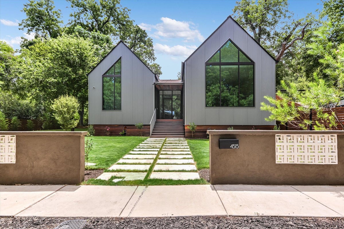 View 4515 and 4517 Avenue D in Hyde Park Annex 4515 and 4517 Avenue D - front exterior - Luxury home in Hyde Park Annex, Austin, TX