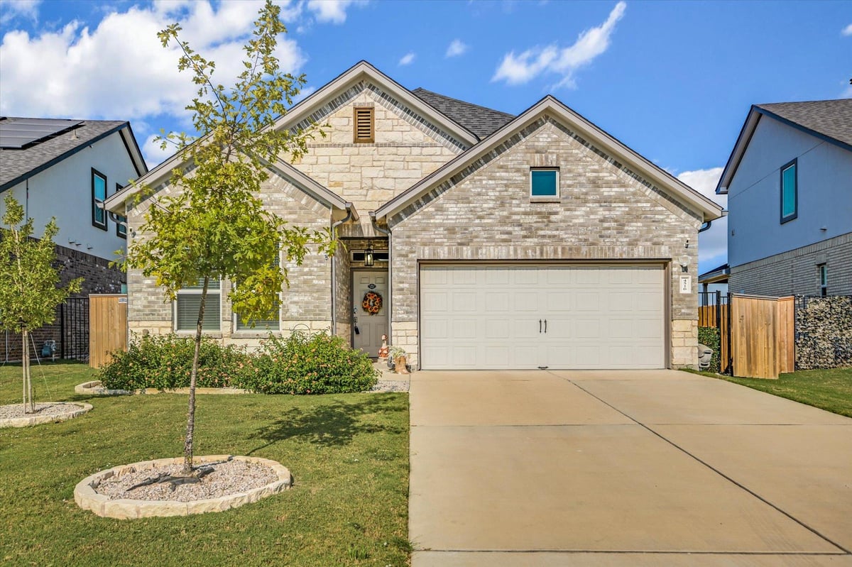 View 4516 Sea Salt Dr in Cascades at Onion Creek 4516 Sea Salt Dr - front exterior - Luxury home in Cascades at Onion Creek, Austin, TX