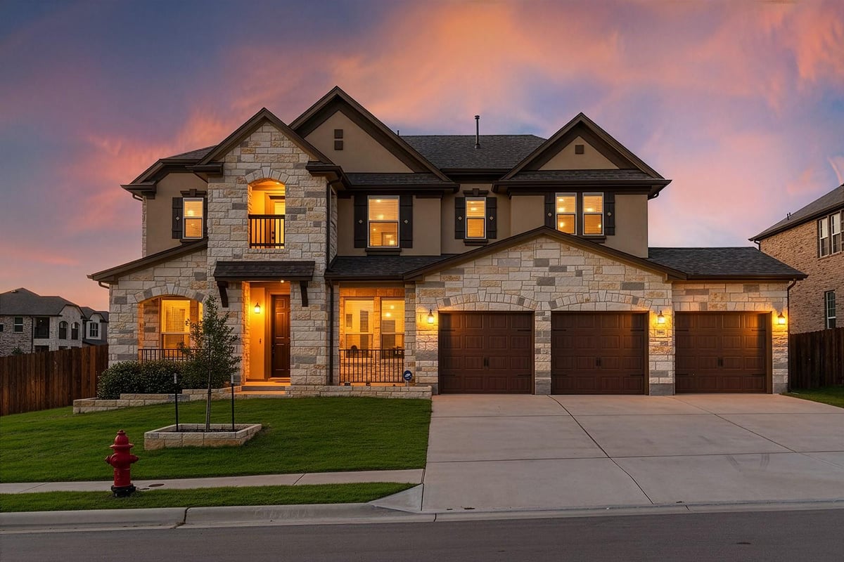 View 4600 Ercolano LN in Salerno 4600 Ercolano LN - front exterior - Luxury home in Salerno, Round Rock, TX
