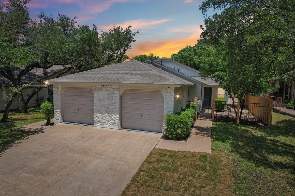 View 4602 Brown Bark Pl in Dorsett Oaks 4602 Brown Bark Pl - front exterior - Luxury home in Dorsett Oaks, Austin, TX
