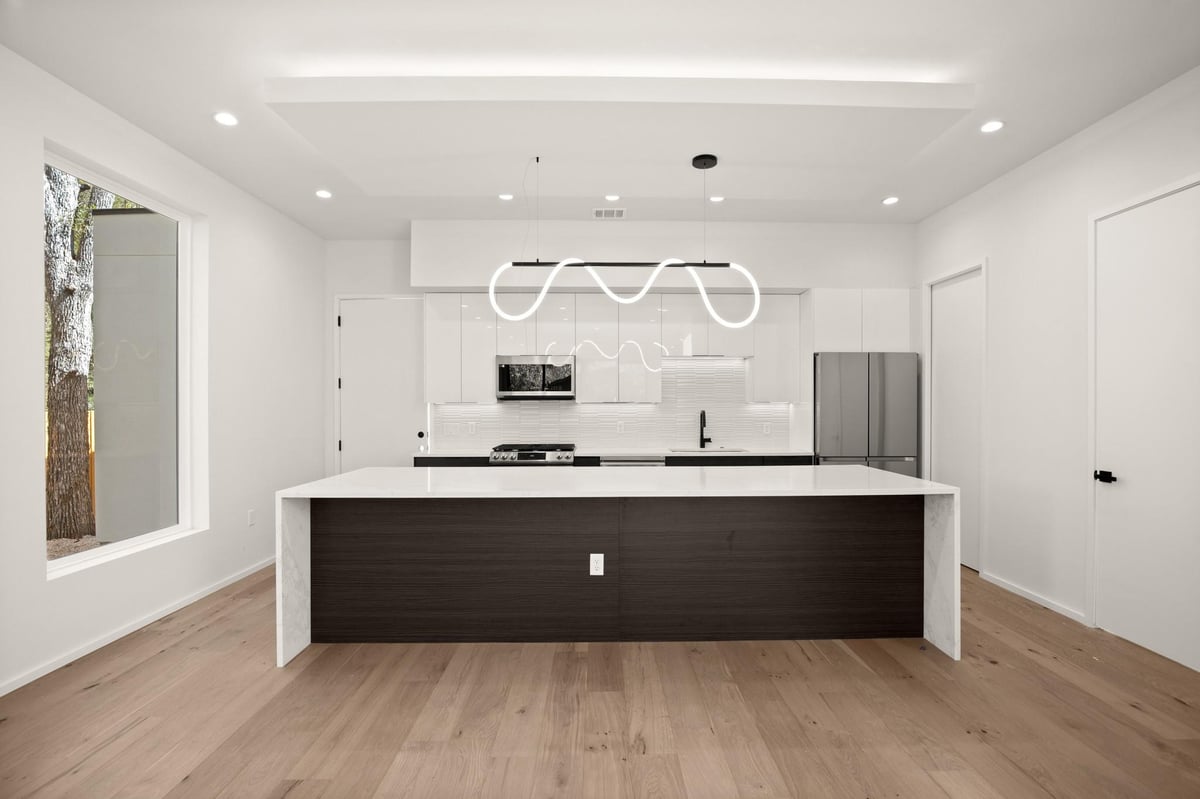 View 4605 Jinx Ave Unit #B in Forest Oaks 4605 Jinx Ave Unit #B - front exterior - Luxury home in Forest Oaks, Austin, TX