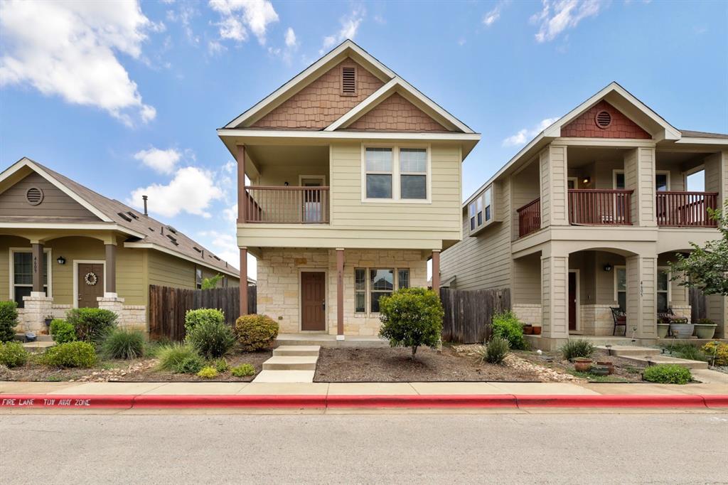 View 4607 Kind Way Unit #264 in Chaparral Crossing 4607 Kind Way Unit #264 - front exterior - Luxury home in Chaparral Crossing, Austin, TX