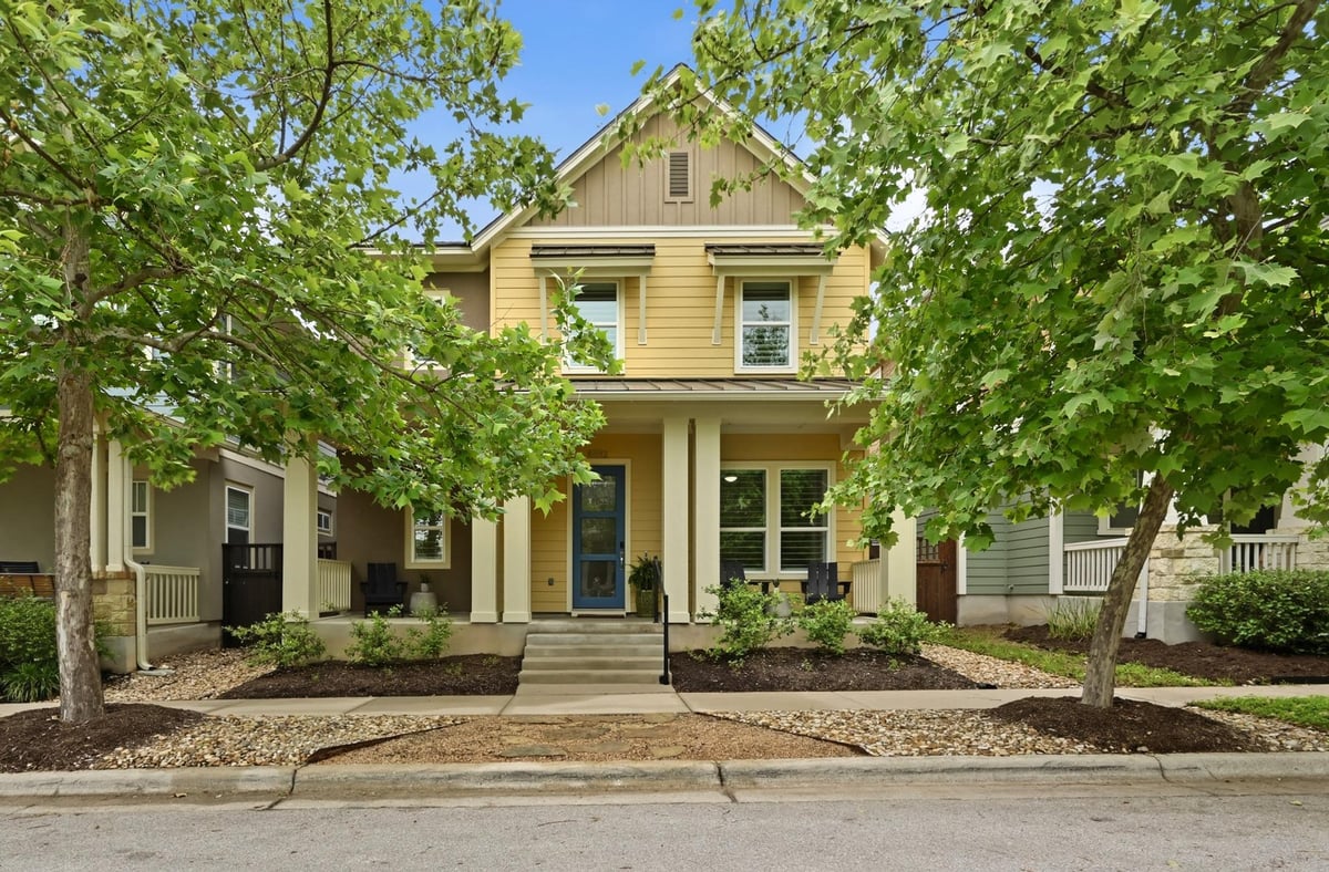 View 4612 Kocurek St in Mueller Sec Ix Sub Amd 4612 Kocurek St - front exterior - Luxury home in Mueller Sec Ix Sub Amd, Austin, TX