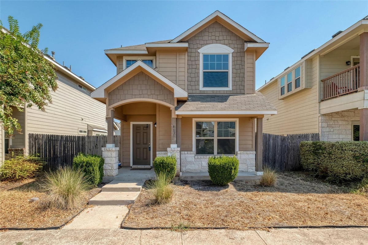 View 4621 Esper Ln Unit #329 in Chaparral Crossing Condo Amd 4621 Esper Ln Unit #329 - front exterior - Luxury home in Chaparral Crossing Condo Amd, Austin, TX