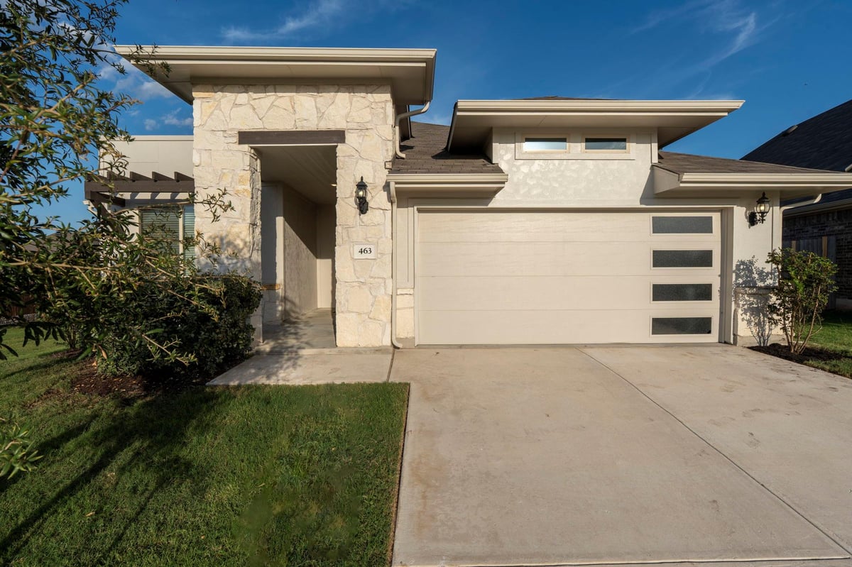 View 463 Oleander Loop in Sunfield Ph Three Sec Five C 463 Oleander Loop - front exterior - Luxury home in Sunfield Ph Three Sec Five C, Buda, TX