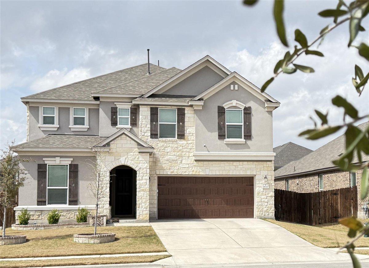 View 4644 Padula DR in Salerno 4644 Padula DR - front exterior - Luxury home in Salerno, Round Rock, TX