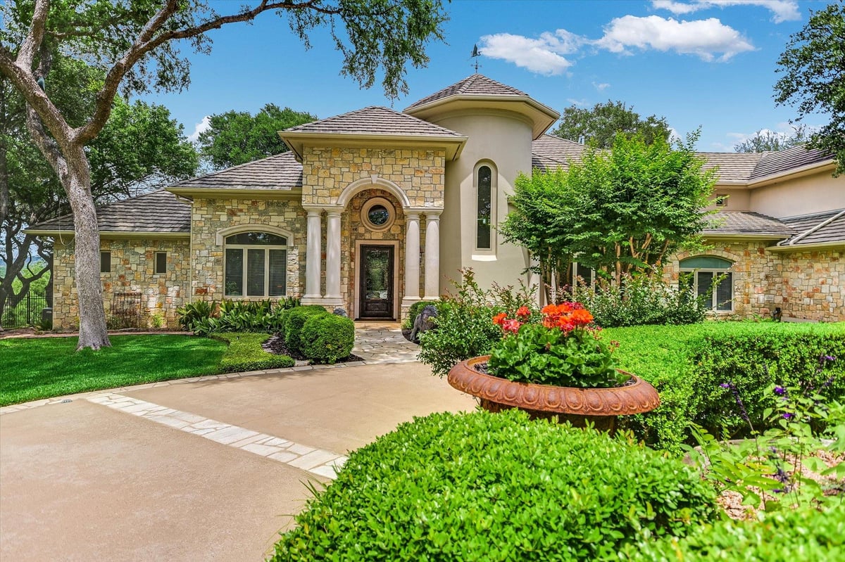 View 4646 Rockcliff RD in WINDY COVE 4646 Rockcliff RD - front exterior - Luxury home in WINDY COVE, Austin, TX
