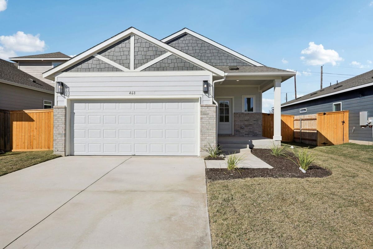 View 468 Josey Wales Dr in Eastwood at Sonterra 468 Josey Wales Dr - front exterior - Luxury home in Eastwood at Sonterra, Jarrell, TX