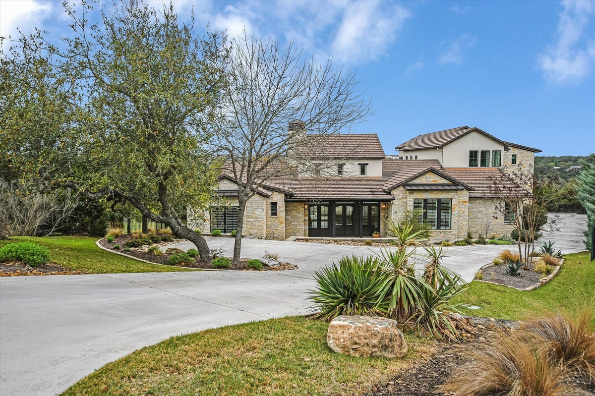 View 4700 Monte Carmelo PL in Spanish Oaks 4700 Monte Carmelo PL - front exterior - Luxury home in Spanish Oaks, Austin, TX