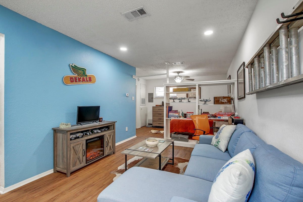 Living area at 4701 Red River St Unit #102 - Red River North Condo Amd, Austin, TX
