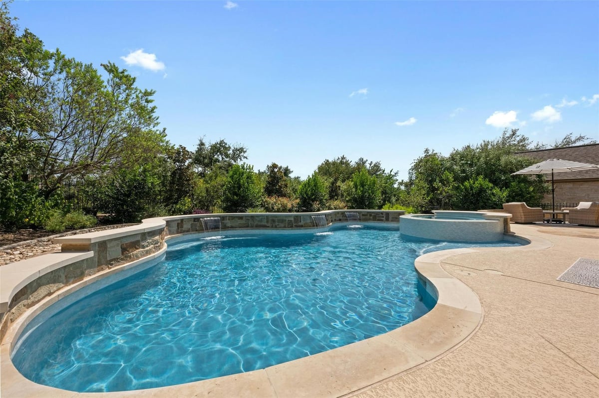 View 4701 Mont Blanc DR in Falconhead West Ph 01 Sec 01 4701 Mont Blanc DR - front exterior - Luxury home in Falconhead West Ph 01 Sec 01, Austin, TX