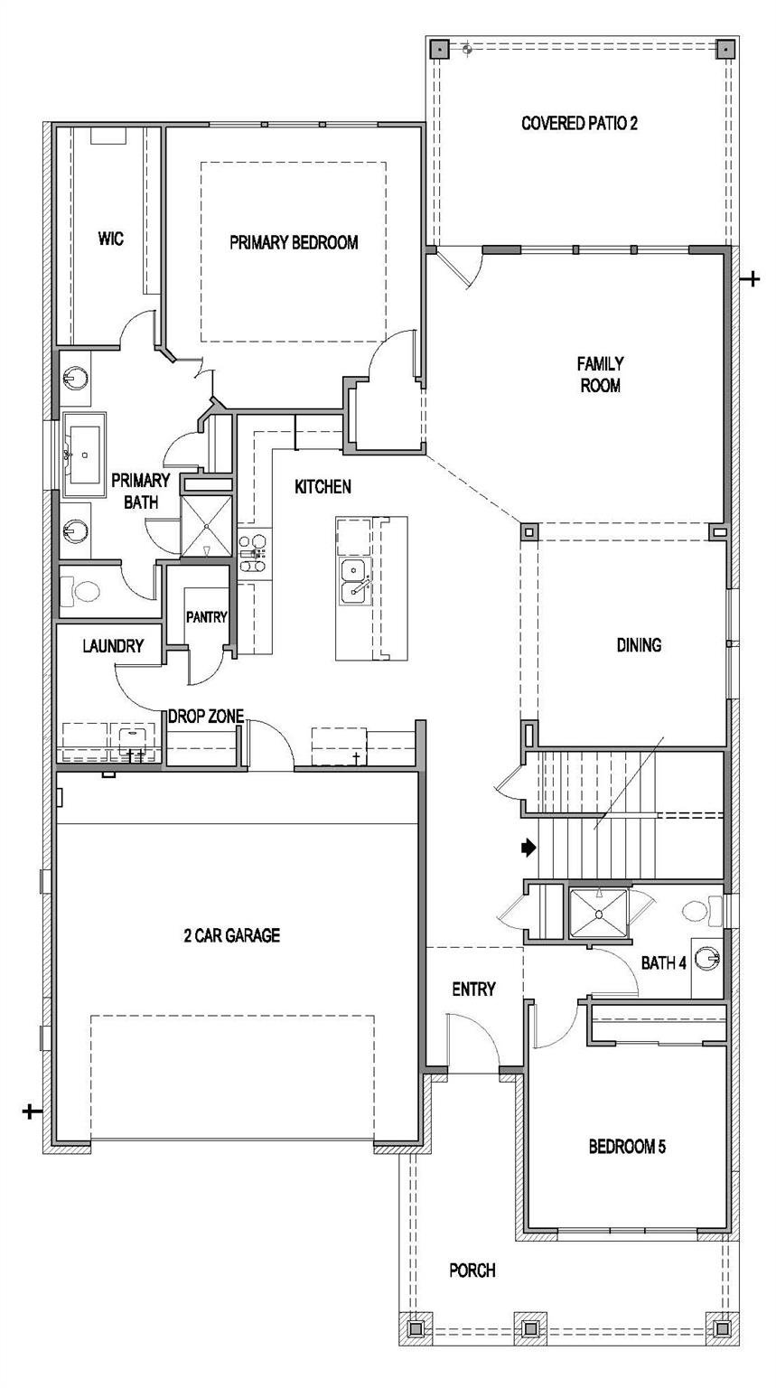 Living area at 4702 Regents Pl - 5 bed 4 bath home