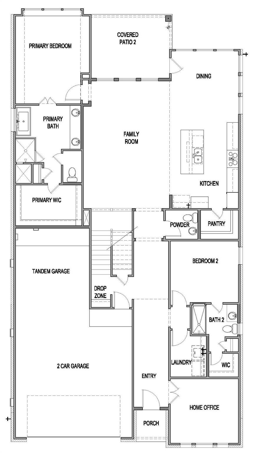 Living area at 4705 Regents Pl - 4 bed 3 bath home