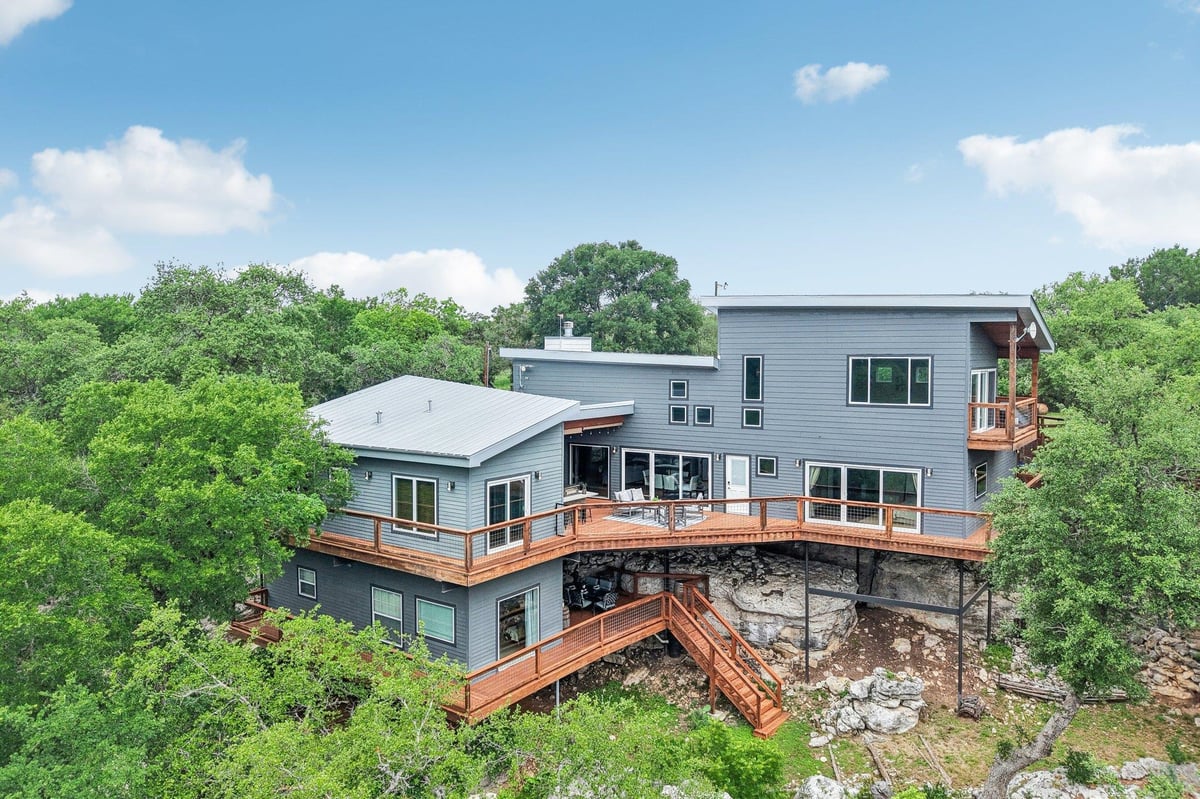 View 471 Turkey Dr in N/A 471 Turkey Dr - front exterior - Luxury home in N/A, Dripping Springs, TX