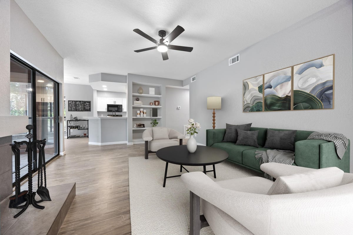 Primary bedroom at 4711 Spicewood Springs Rd Unit #106 - 2 bed 2 bath home