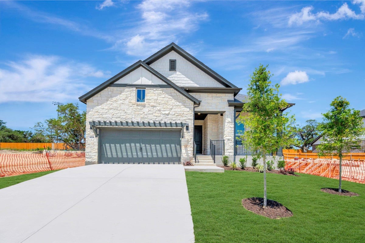 474 Bishop Wood Rd - front exterior - Luxury home in Heritage, Dripping Springs, TX