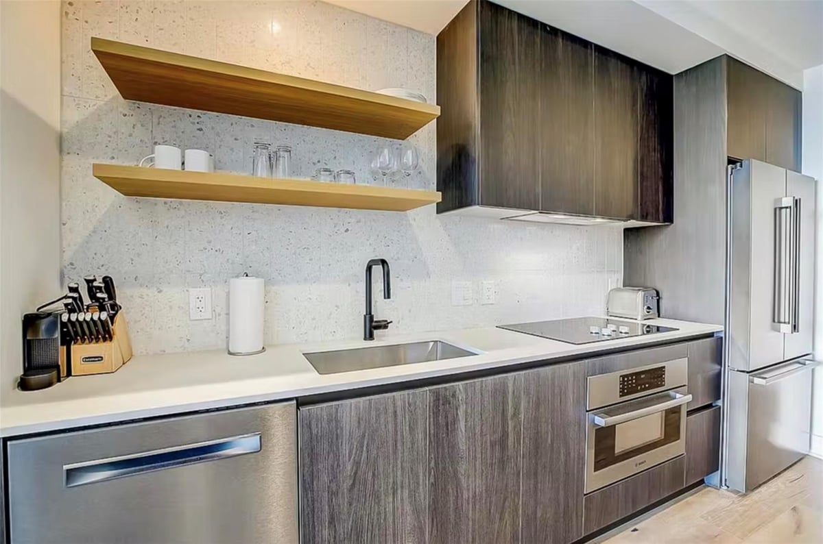 Kitchen at 48  East Ave  #1305 - 1 bed 1 bath home