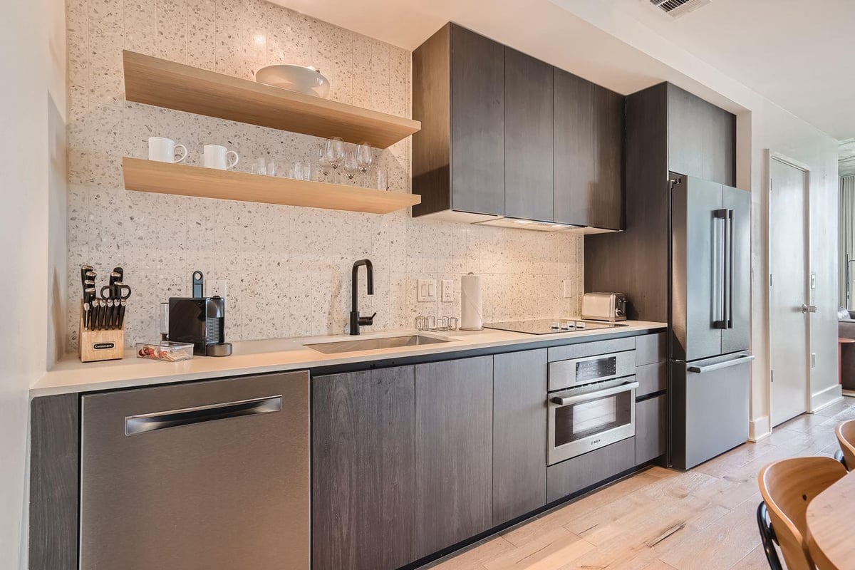 Kitchen - 48 East Ave Unit #1707 Kitchen at 48 East Ave Unit #1707 - 1 bed 1 bath home