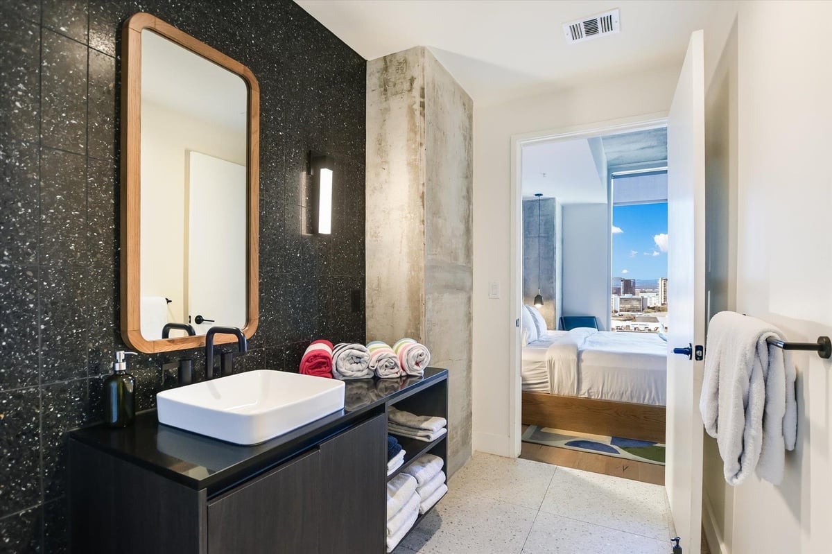 Bathroom at 48 East Ave Unit #1711 - 2 bed 1 bath home
