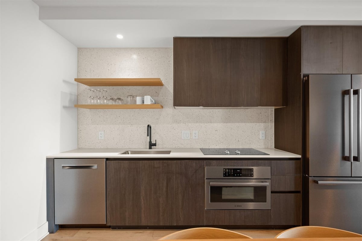 Living area at 48 East Ave Unit #2807 - 1 bed 1 bath home