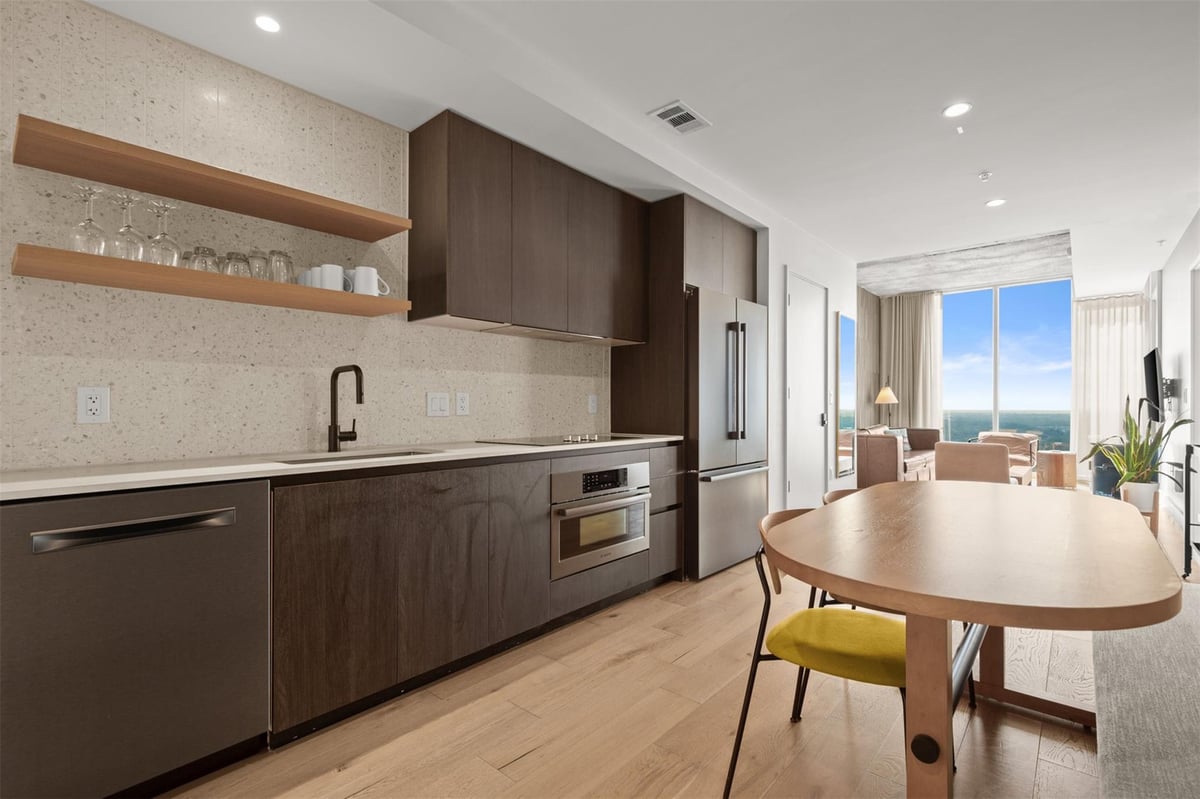 Kitchen at 48 East Ave Unit #2807 - 1 bed 1 bath home