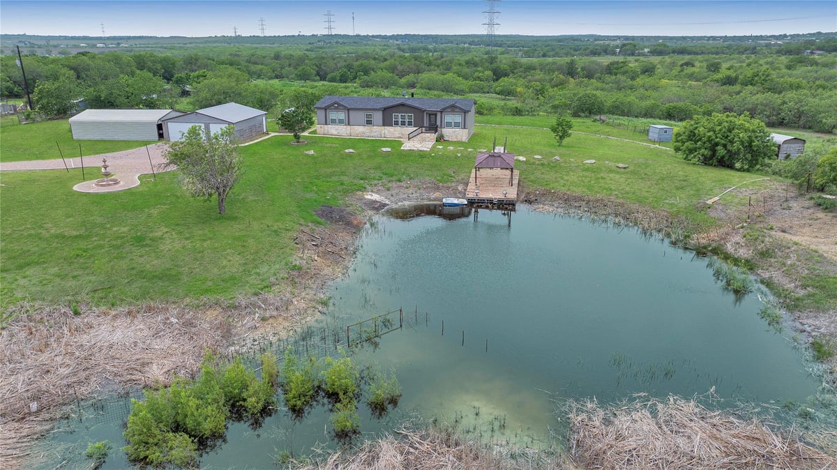View 480 Holz Rd in A196 MORTON, JOHN V., ACRES 7.109 480 Holz Rd - front exterior - Luxury home in A196 MORTON, JOHN V., ACRES 7.109, Niederwald, TX