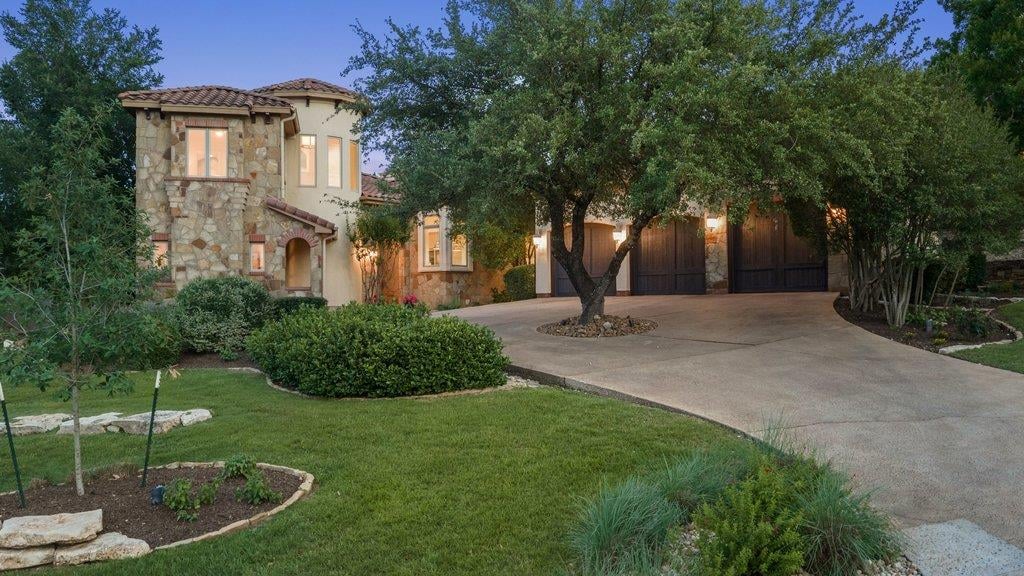 View 4801 Pecan Chase in Spanish Oaks 4801 Pecan Chase - front exterior - Luxury home in Spanish Oaks, Austin, TX